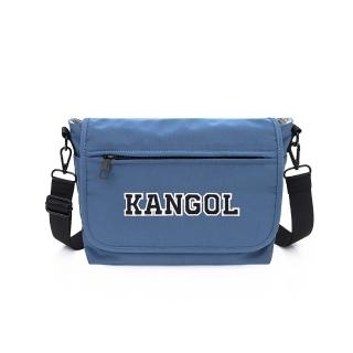【KANGOL】KANGOL 男女 字母中側包 中藍(6225171882)