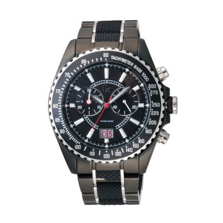 【GC】時尚至尊雙眼計時腕錶-黑-SWISS MADE(GX46001G2)
