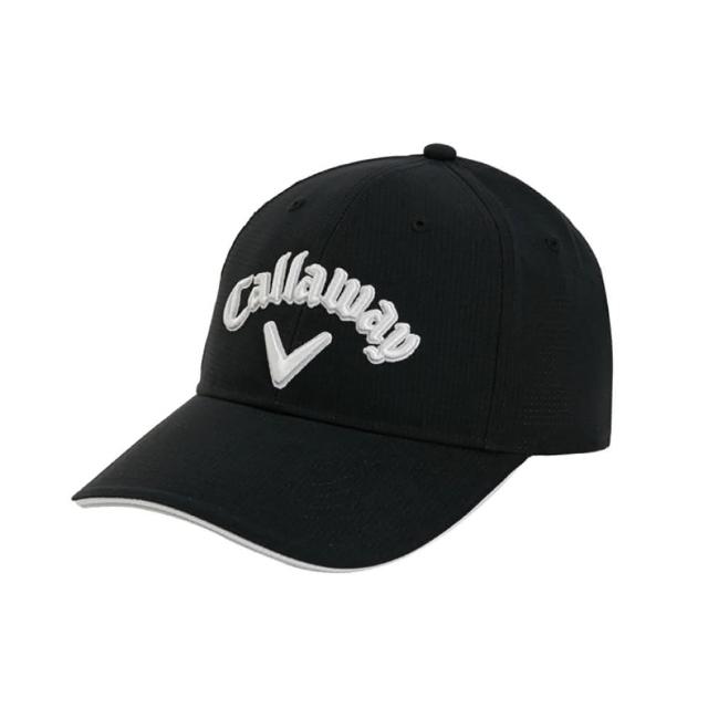 【Callaway 卡拉威】BASIC CAP 高爾夫棒球帽 黑色