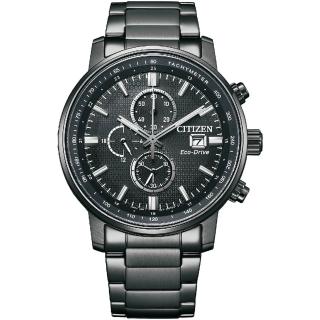 【CITIZEN 星辰】亞洲限定 光動能時尚計時手錶-43mm 畢業 禮物(CA0845-83E)