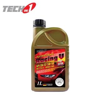 【TECH1】Racing V SN/CF 5W-50 PAO+Ester競技型全合成潤滑油 1L