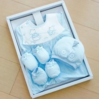 【GMP BABY】舒適 條紋熊兔寶寶 彌月禮盒(ZAA-S3-025-B)