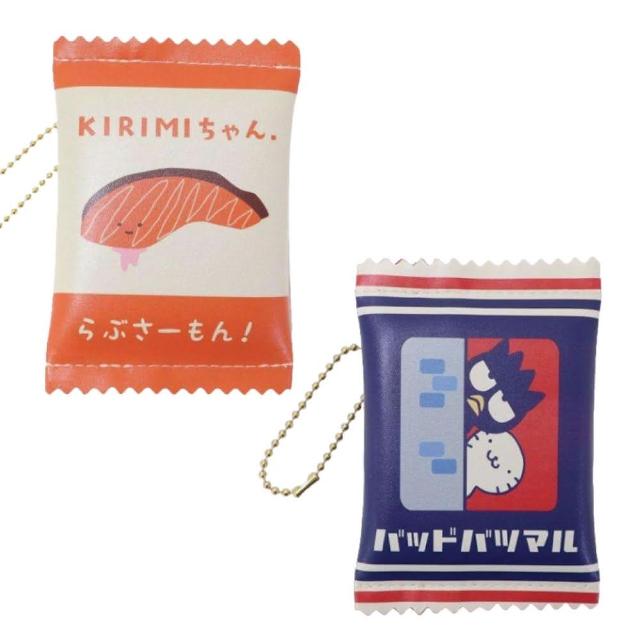 【小禮堂】Sanrio 三麗鷗 復古系列 小物收納袋附鎖圈 - 復古款 切片妞 酷企鵝(平輸品)
