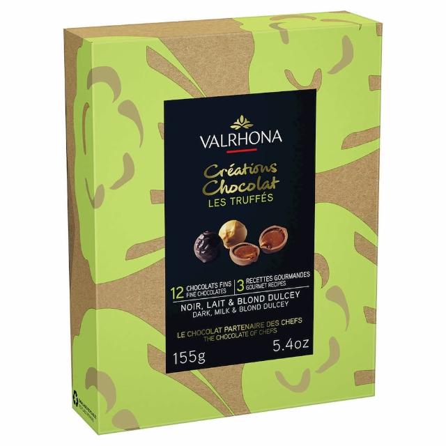 即期品【VALRHONA】法芙娜松露造型夾心巧克力禮盒(155g 效期20240430)