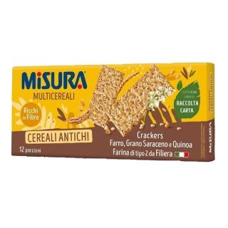 【即期品】義大利MISURA多種穀物蘇打餅 350g(有效日期：2024年9月1日)