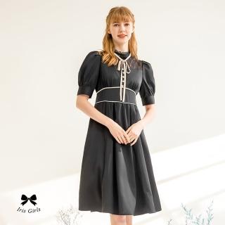 【Iris Girls 艾莉詩】典雅蕾絲禮服洋裝-2色(35603)