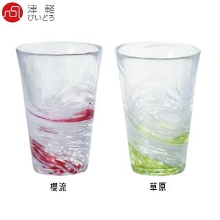 【ADERIA】日本津輕 手作玻璃杯 2款任選/1入(玻璃杯 水杯 飲料杯 手工杯 果汁杯)