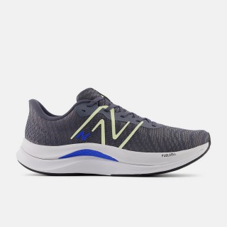 【NEW BALANCE】NB FuelCell Propel V4 運動鞋 慢跑鞋 男鞋 深灰 藍 透氣 2E楦 寬楦(MFCPRCC4)