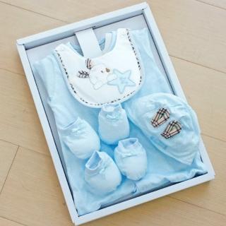 【GMP BABY】舒適 條紋星兔寶寶 彌月禮盒(ZAA-S3-026-B)