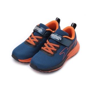 【ARNOR】AQ JOY 防潑水寬楦輕量運動鞋 藍 ARKR38286 大童鞋