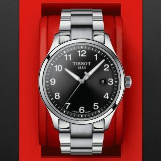 【TISSOT 天梭 官方授權】GENT XL 簡約紳士石英腕錶 禮物推薦 畢業禮物(T1164101105700)