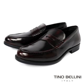 【TINO BELLINI 貝里尼】男款 經典便仕樂福鞋HM1T002-A(勃根地紅)