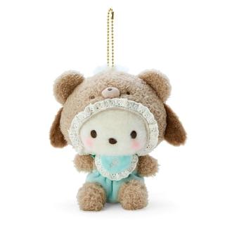 【SANRIO 三麗鷗】拿鐵小熊系列 熊寶寶造型玩偶吊飾 帕恰狗