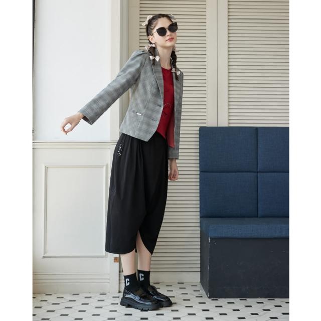 Deep Red】深紅mimix m59201 女性時尚格紋西裝外套- momo購物網- 好評 