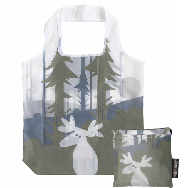 【Pluto Design】駝鹿森林購物袋(北歐設計/可折疊方便收納)