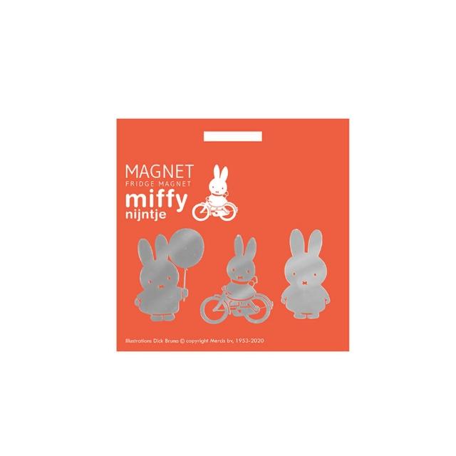 【Pluto Design】米菲兔造型磁鐵3入組(北歐設計/米菲兔授權款)