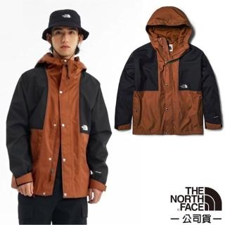 【The North Face】男 M 78 RAIN TOP JACKET 戶外休閒防風防潑水外套.夾克(5JZJ-QHO 紅棕)