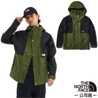 【The North Face】男 M 78 RAIN TOP JACKET 戶外休閒防風防潑水外套.夾克(5JZJ-PIB 森林綠)