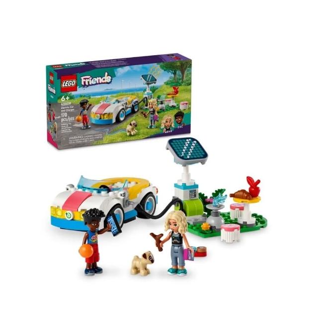 【LEGO 樂高】#42609 電動汽車和充電器