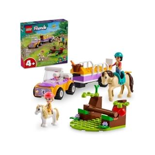 【LEGO 樂高】#42634 馬兒和小馬拖車