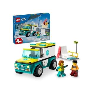 【LEGO 樂高】#60403 緊急救護車和單板滑雪者