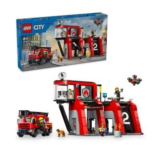 【LEGO 樂高】#60414 消防局和消防車