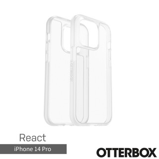 【OtterBox】iPhone 14 Pro 6.1吋 React 輕透防摔殼(透明)
