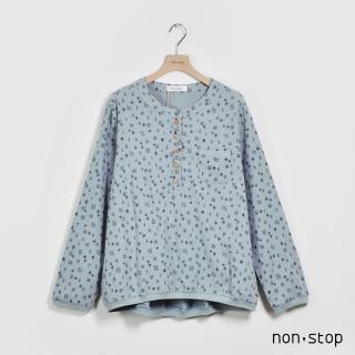 【non-stop】質樸田園小屋釦飾襯衫-2色
