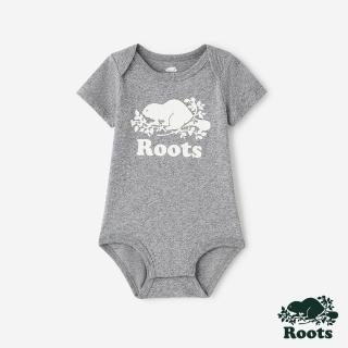 【Roots】Roots 嬰兒- COOPER BEAVER 包屁衣(灰色)