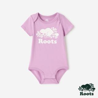 【Roots】Roots 嬰兒- COOPER BEAVER 包屁衣(紫色)