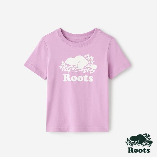 【Roots】Roots 小童- ORIGINAL COOPER BEAVER 短袖T恤(紫色)