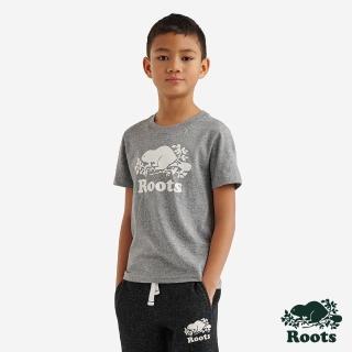 【Roots】Roots 大童- ORIGINAL COOPER BEAVER 短袖T恤(灰色)