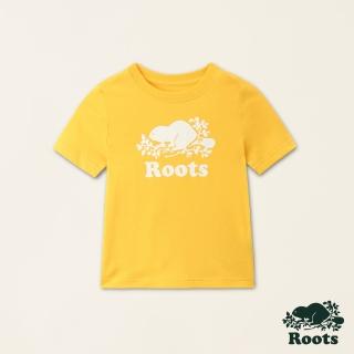 【Roots】Roots 小童- ORIGINAL COOPER BEAVER 短袖T恤(黃色)