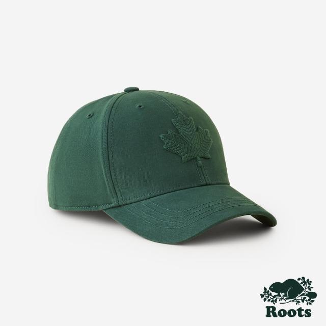 【Roots】Roots 配件- MODERN LEAF 棒球帽(深綠色)