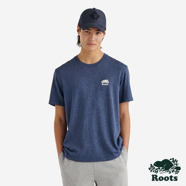 【Roots】Roots 男裝- PERFECT PEPPER 短袖T恤(藍色)