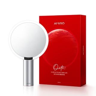 【AMIRO】全新第三代 Oath自動感光LED化妝鏡 國際精裝彩盒版(蜜粉刷 隨身鏡 放大鏡 美妝鏡 情人節 禮物)