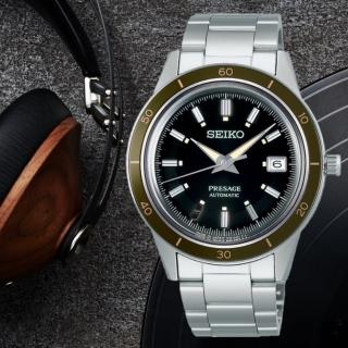 【SEIKO 精工】Presage系列 Style60’s 復古風 開芯機械腕錶 禮物推薦 畢業禮物(SRPG07J1/4R35-05A0G)
