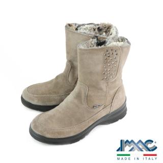 【IMAC】IMAC-TEX保暖內刷毛厚底中筒靴 摩卡棕(456689-MBR)