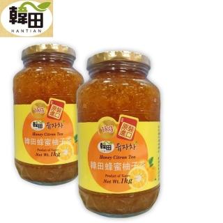【HANTIAN 韓田】蜂蜜風味柚子茶1KGx2罐(本島免運費)