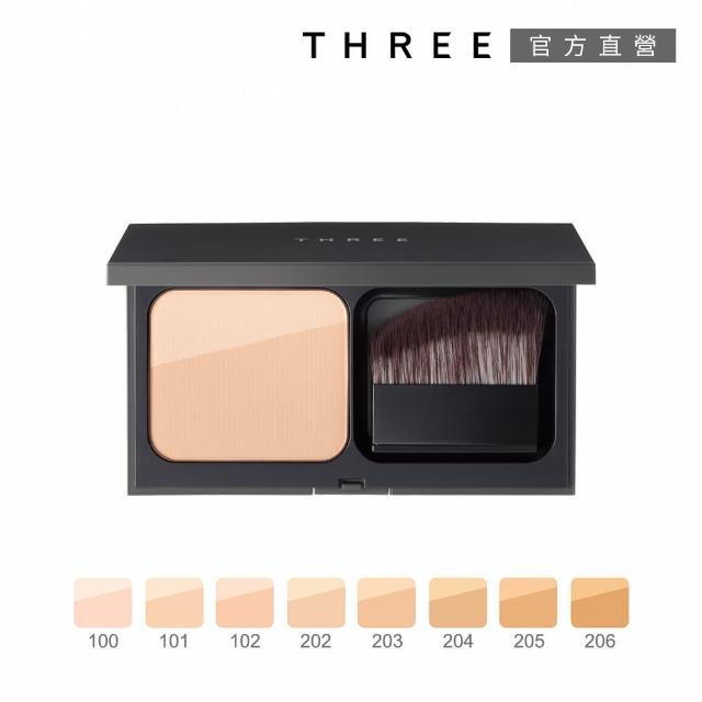 【THREE】霧光立體粉餅-蕊 12g