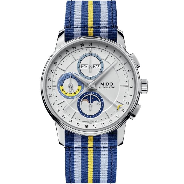 【MIDO 美度】Baroncelli 永恆系列 月相計時機械錶(M0276251703100)