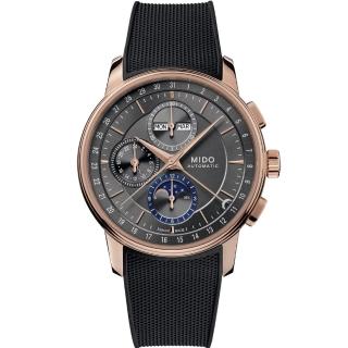 【MIDO 美度】Baroncelli 永恆系列 月相計時機械錶(M0276253706100)