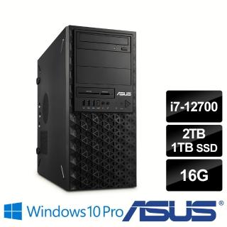 【ASUS 華碩】i7十二核繪圖工作站(WS760T/i7-12700/16G/2TB HDD+1TB SSD/750W/W10P)