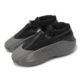 【adidas 愛迪達】籃球鞋 Crazy IIInfinity 男鞋 灰 黑 緩衝 復古 拉鍊 運動鞋 愛迪達(IG6156)