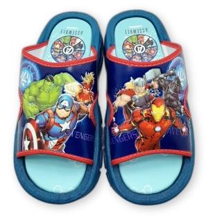 【樂樂童鞋】台灣製漫威英雄兒童拖鞋(MIT 復仇者聯盟 Marvel 男童鞋)