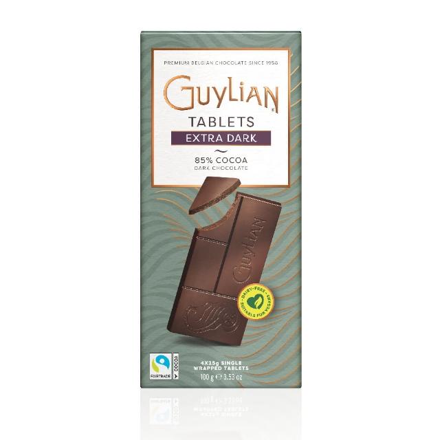 即期品【Guylian 吉利蓮】85%醇黑巧克力(100g 效期2024/12/05)