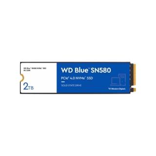 【WD 威騰】WD BLUE藍標 SN580 2TB Gen4 NVMe PCIe SSD固態硬碟(WDS200T3B0E)