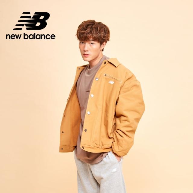【NEW BALANCE】NB 絨毛保暖襯衫式外套_AMJ33502TOB_男性_棕黃色(亞版 版型正常)