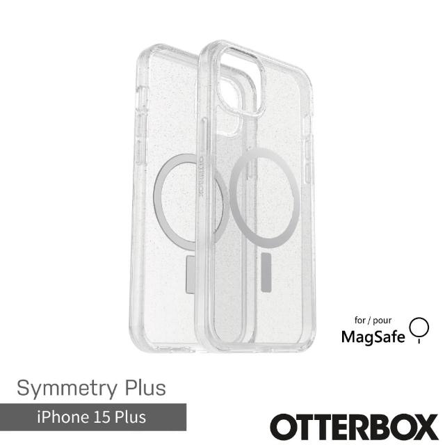 【OtterBox】iPhone 15 Plus 6.7吋 Symmetry Plus 炫彩幾何保護殼-星塵(支援MagSafe)