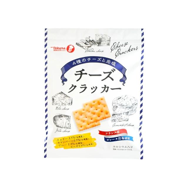 【寶製果】起司岩鹽味蘇打餅(90g)